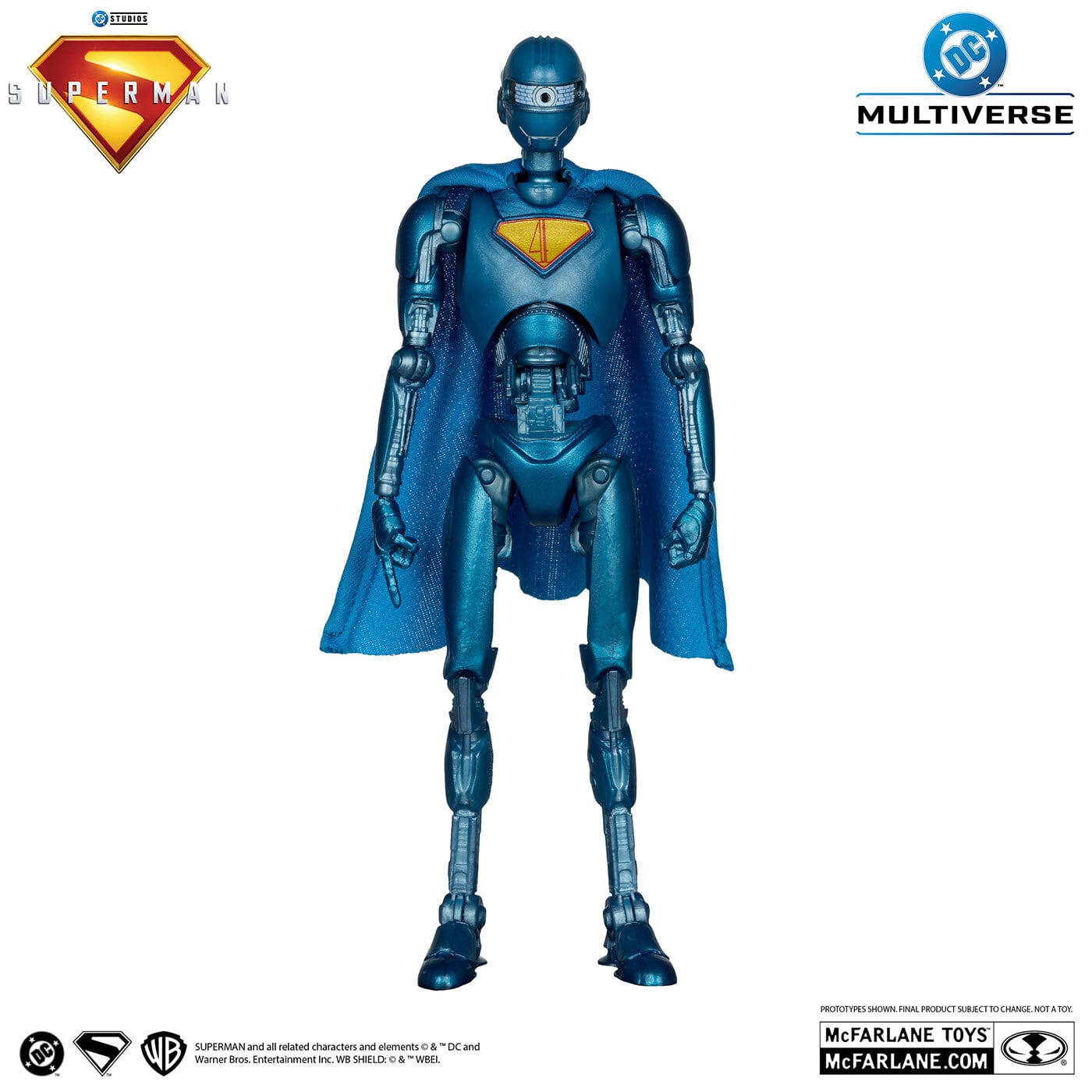 DC マルチバース スーパーマン (2025) デラックス・シアトリカル・エディション スーパーマンロボ4号（レッド・プラチナム・エディション) 7インチ アクションフィギュア 国内版 未開封