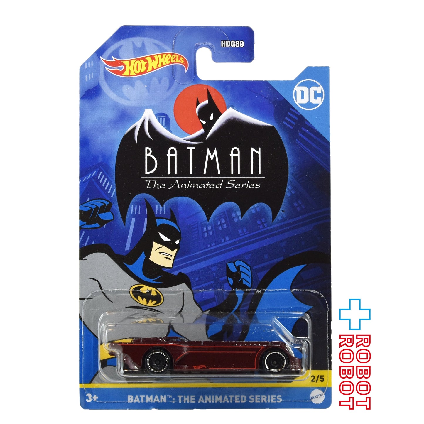 ホットウィール バットマン テーマアソート 2022 1/64 バットマン アニメイテッド バットモービル ダイキャスト メタルビークル ミニカー 未開封