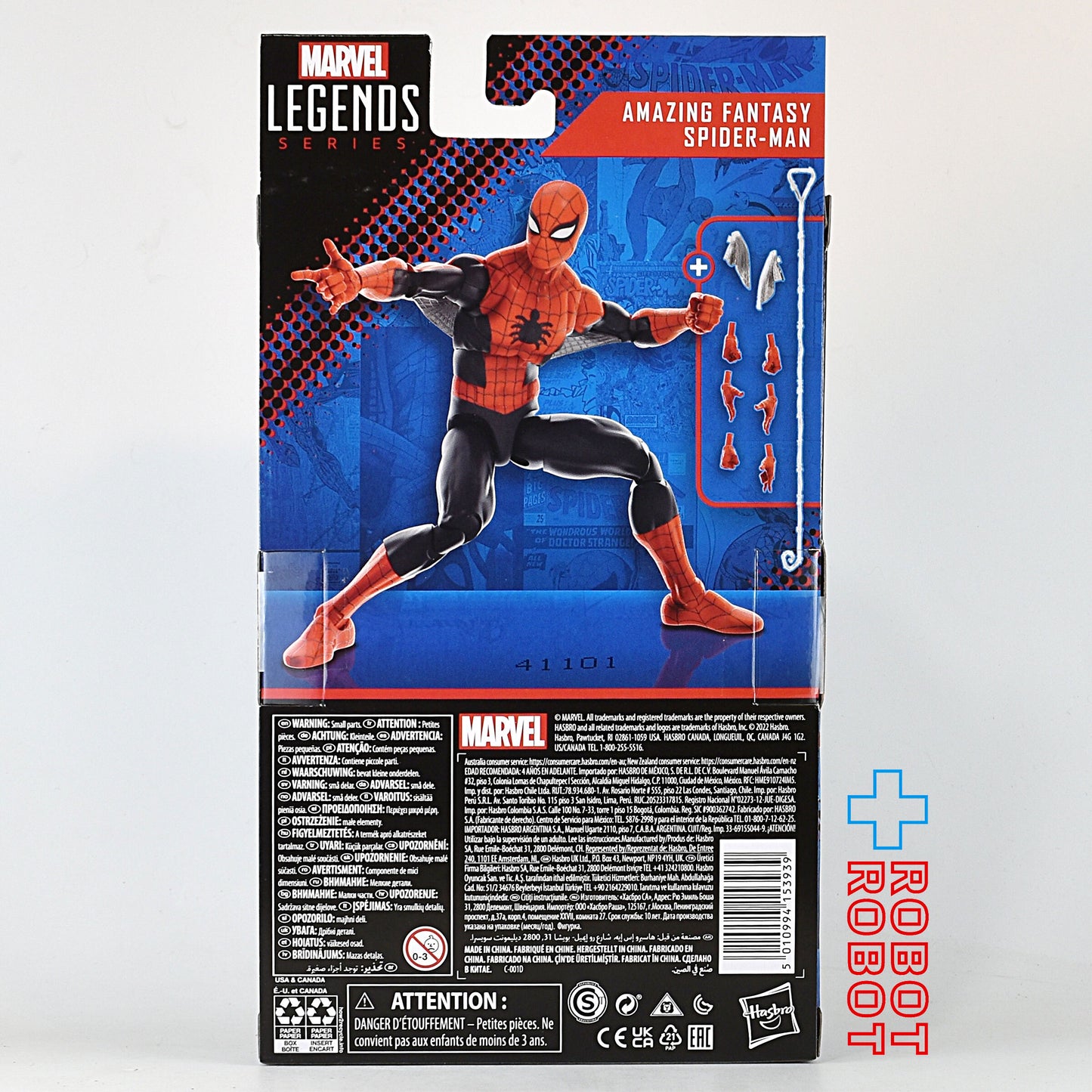 マーベルレジェンド 60周年記念 アメイジングファンタジースパイダーマン スパイダーマン 6インチ アクションフィギュア 未開封
