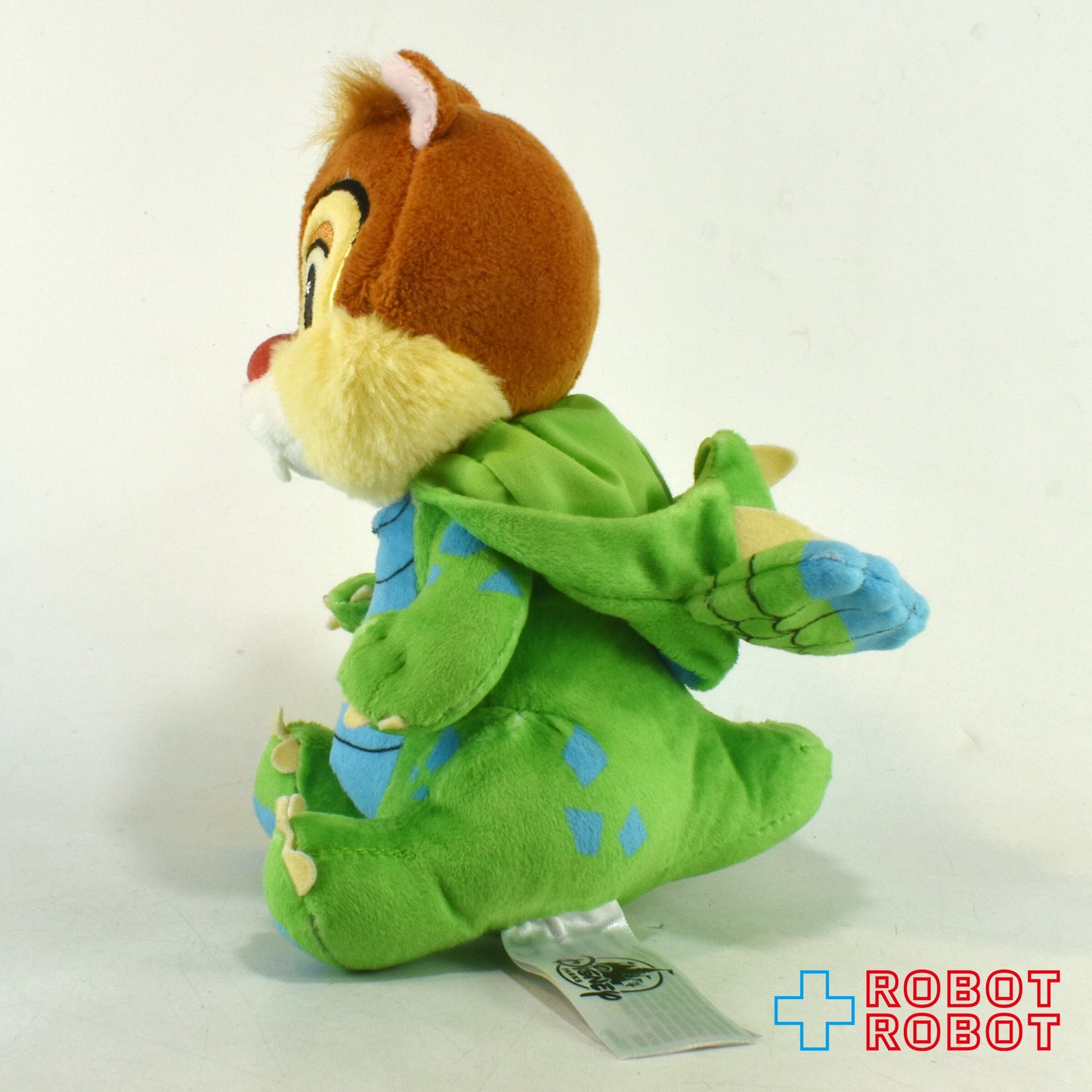 HKDL 香港ディズニーランド デール (チップとデール) ぬいぐるみ 恐竜 緑