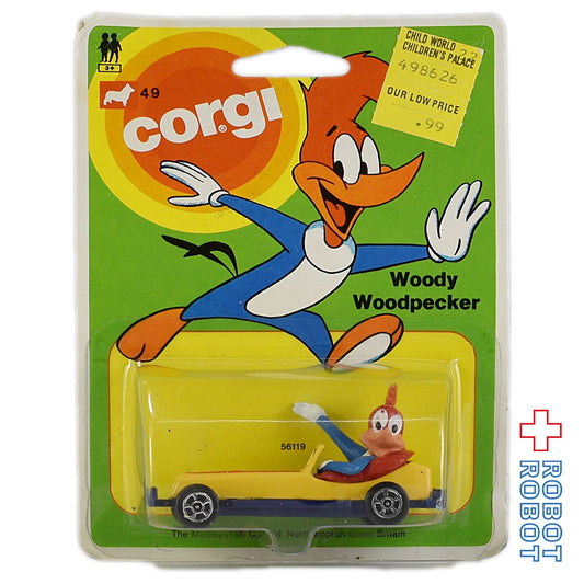 Corgi ウッディ・ウッドペッカー ダイキャスト ミニカー 未開封