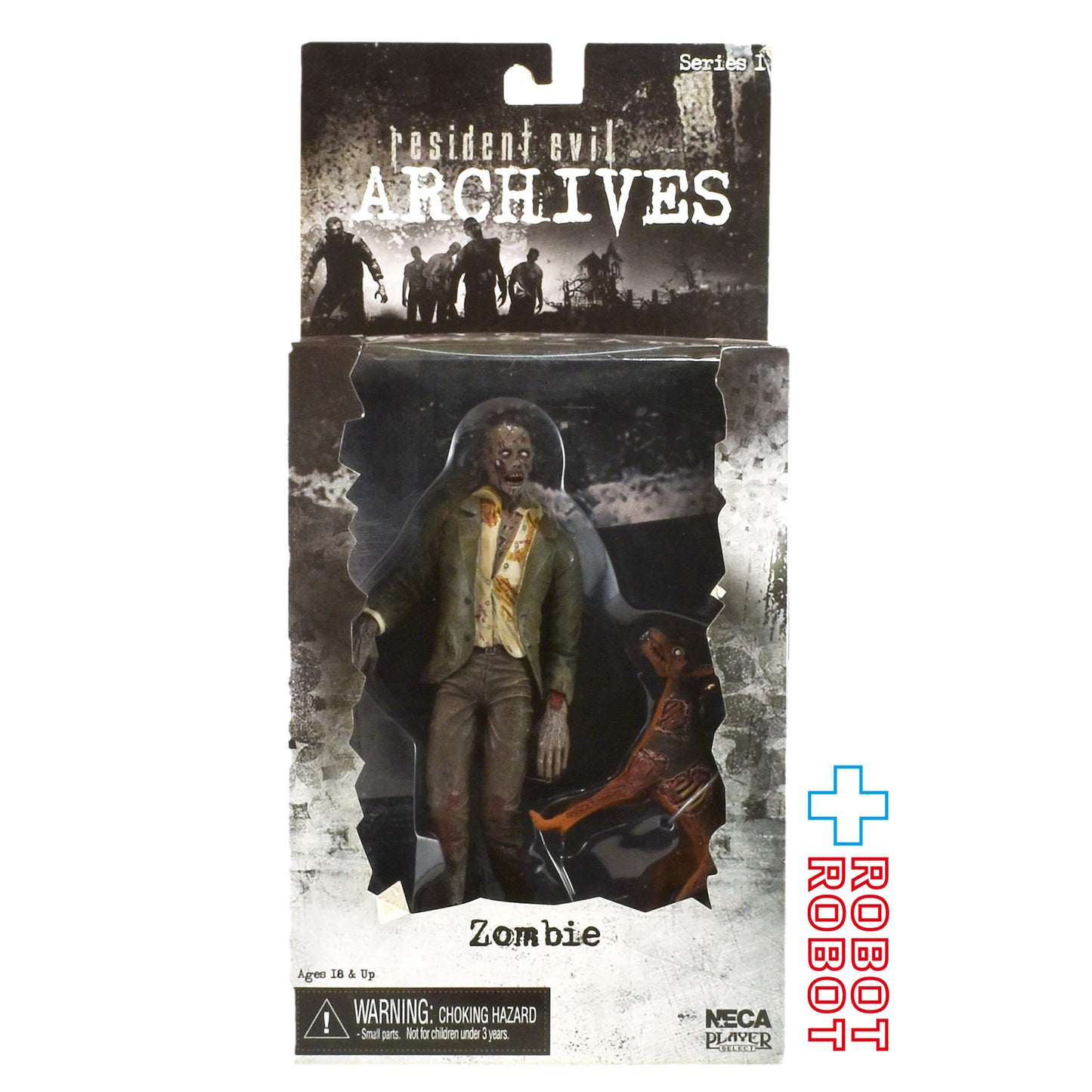 ネカ バイオハザード / アーカイブス レジデント イービル シリーズ1 ゾンビ アクションフィギュア 未開封