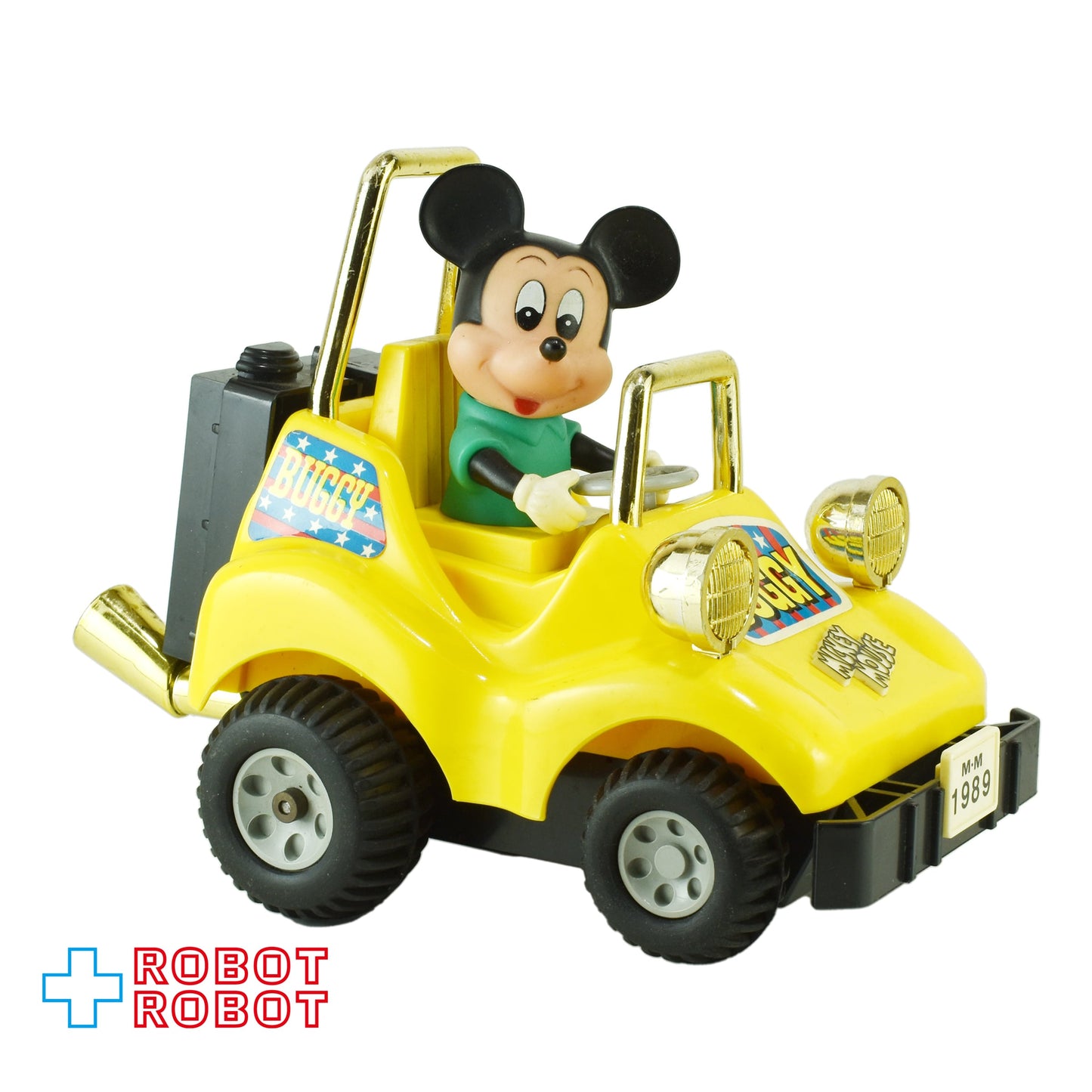 増田屋 マスダヤ ディズニー ミッキーマウス ラジコン ザ・バギー【車体カラー：黄色】 箱なし