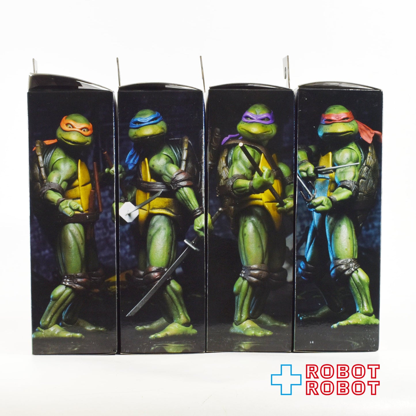 ネカ TMNT ティーンエイジ・ミュータント・ニンジャ・タートルズ 1990 7インチ アクションフィギュア 4体セット 箱入開封