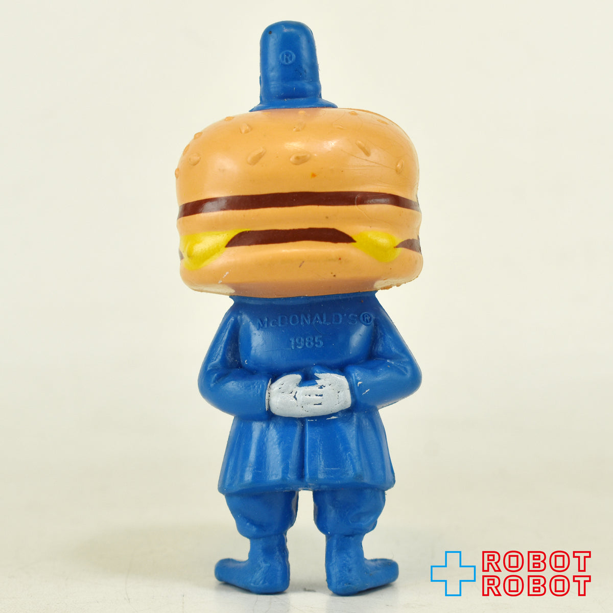 カナダのマクドナルド ビッグマックポリス メイドインカナダ ゴマ付 PVCフィギュア ハッピーミールトイ 1985