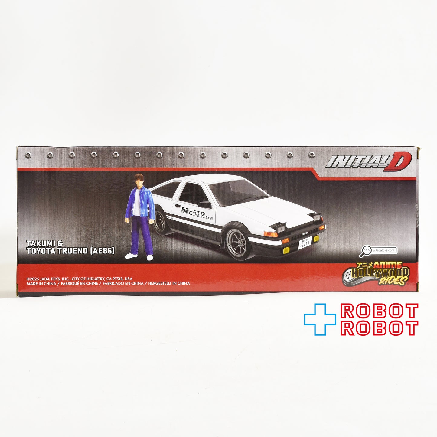 ⚫️ジャダトイズ ハリウッド・ライド 1/24 頭文字D 1986 トヨタ トレノ AE86 ダイキャスト ミニカー 未開封 ♦︎１号店商品