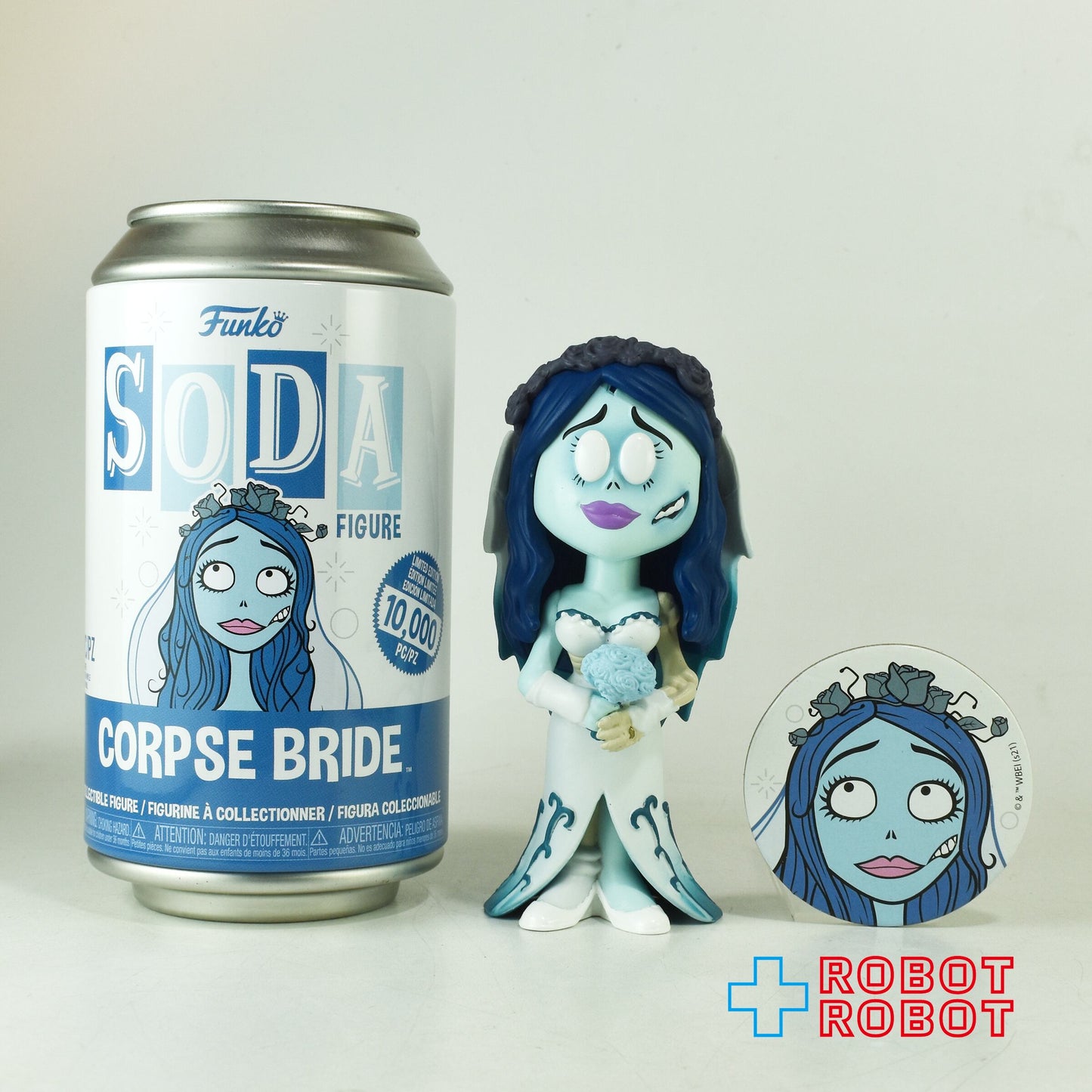 ファンコ SODA ソーダ缶 ティム・バートン コープス・ブライド エミリー フィギュア 缶入り