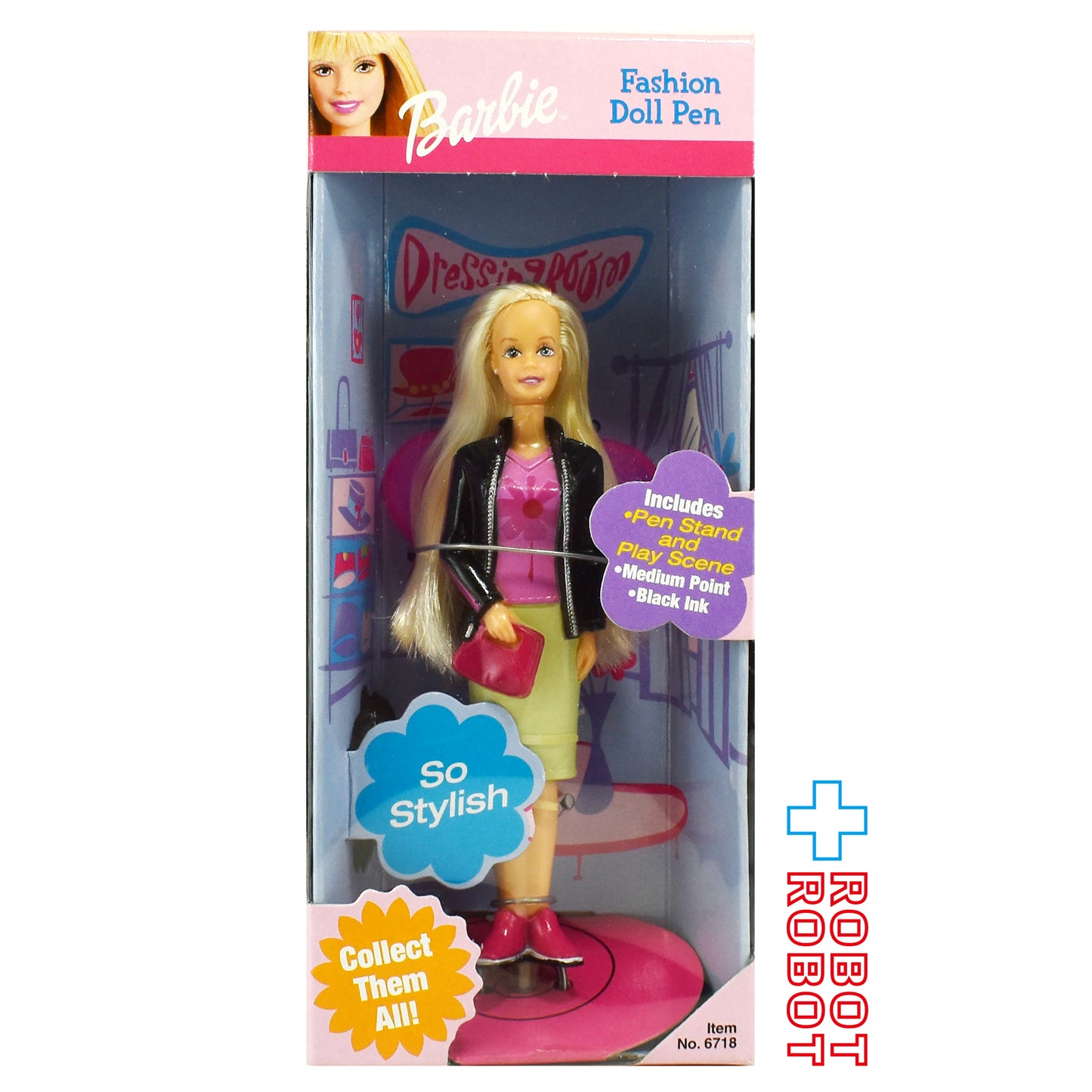 ローズアート バービー ファッションドール ペン スタイリッシュ 2001 未開封
