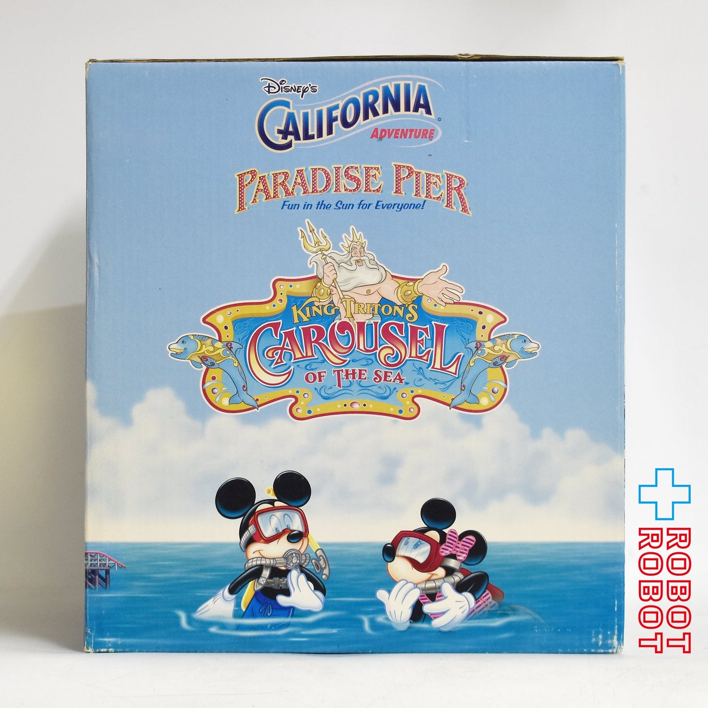 WDW ディズニー カリフォルニア アドベンチャー パラダイス・ピア リトル・マーメイド  キング・トリトン・カルーセル プレイセット フィギュア付き 開封箱付