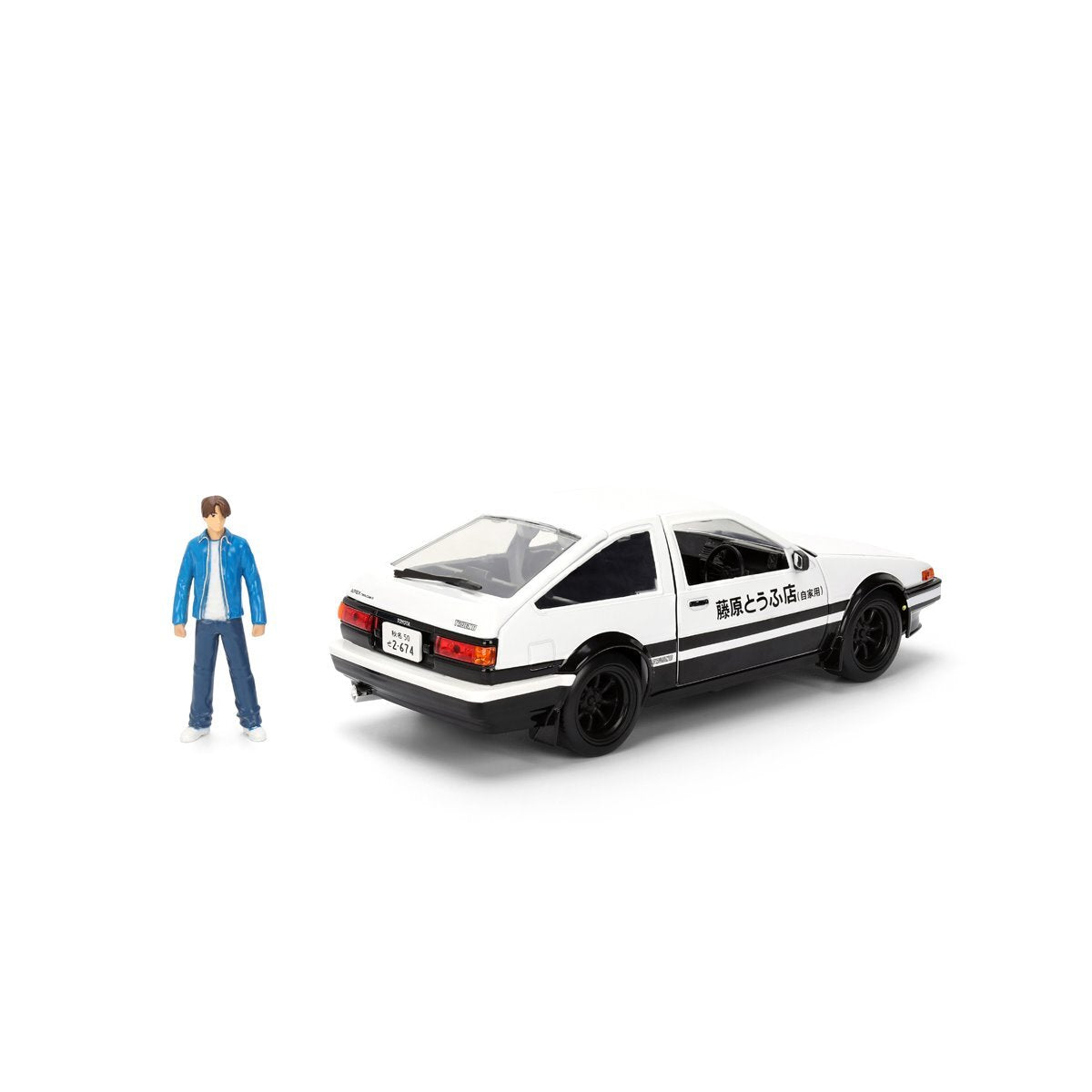 ⚫️ジャダトイズ ハリウッド・ライド 1/24 頭文字D 1986 トヨタ トレノ AE86 ダイキャスト ミニカー 未開封 ♦︎１号店商品
