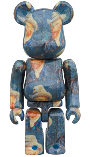 メディコム BE@RBRICK ベアブリック 100% & 400% ゴッホ美術館 灰色フェルト帽の自画像 未開封 ♦︎４号店商品 - ROBOTROBOT