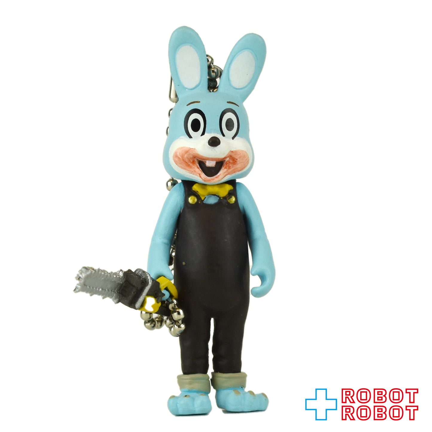 タカラトミー サイレントヒル3 親愛なるロビー君マスコット ロビー君(ブルーXチェーンソー) ボールチェーン付ミニフィギュア
