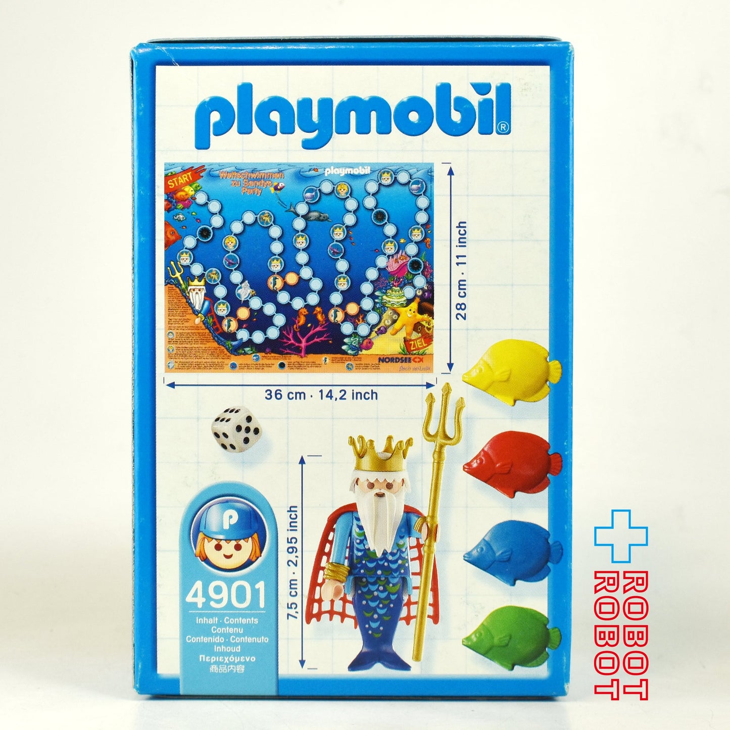 プレイモービル 4901 ノルトゼー限定 ネプチューン王 ゲーム 2005 未開封