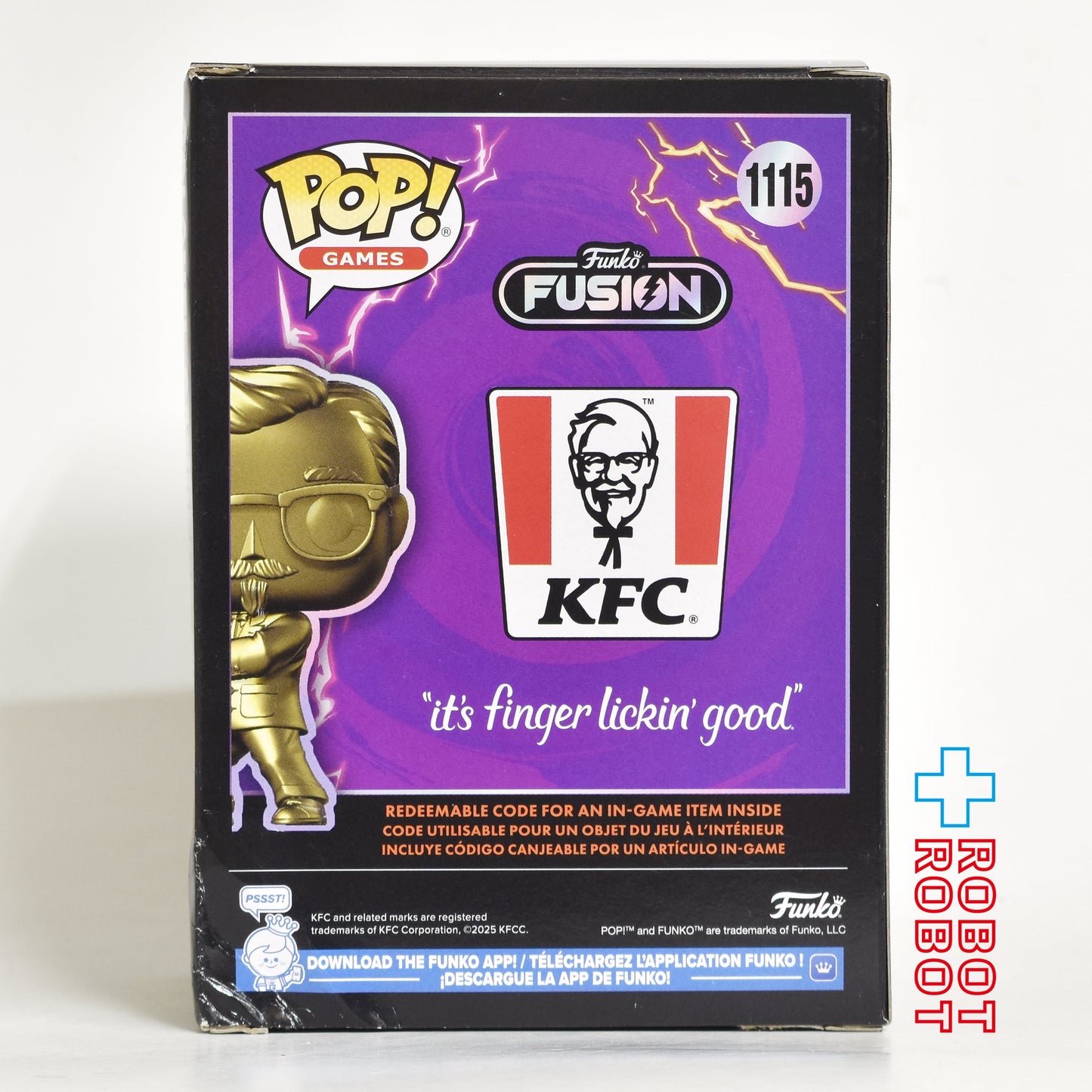 ファンコ POP! ゲーム 1115 ケンタッキーフライドチキン カーネルサンダース チェイスVer. (ゴールド) ビニールフィギュア 箱入