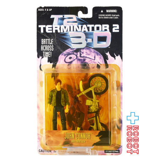 ケナー ターミネーター2：3-D ジョン・コナー with モーターサイクル アクションフィギュア 未開封 ※ブリスター黄色