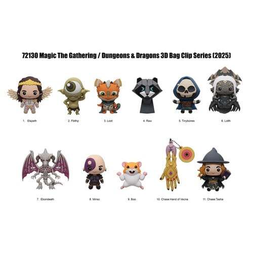 モノグラム 3Dフォーム バッグ クリップ マジック・ザ・ギャザリング × ダンジョンズ & ドラゴンズ 1パック 未開封