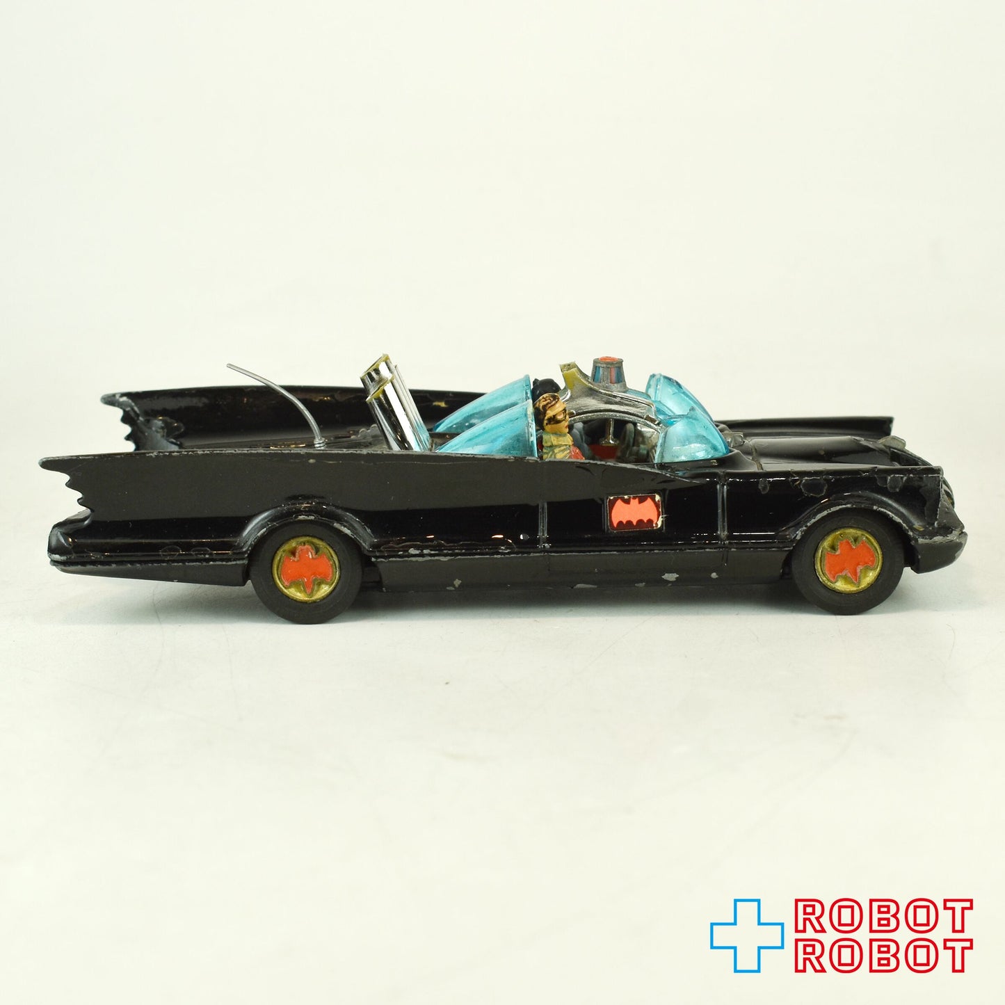 コーギー Corgi 267 ロケットファイアリング バットモービル w/ バットマン & ロビン ダイキャスト ミニカー 箱付