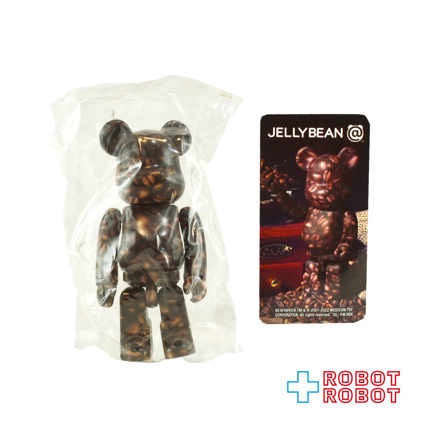 メディコム ベアブリック BE@RBRICK 100% [シリーズ44] JELLYBEAN コーヒー 未開封 ♦︎４号店商品