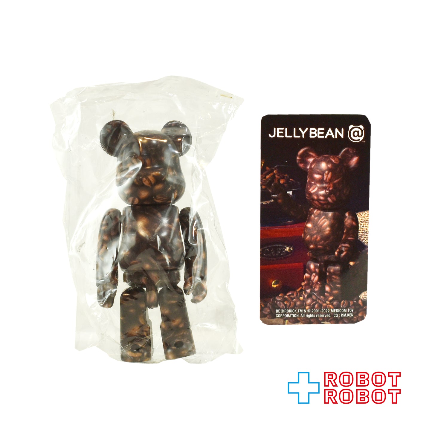 メディコム ベアブリック BE@RBRICK 100% [シリーズ44] JELLYBEAN コーヒー 未開封 ４号店商品