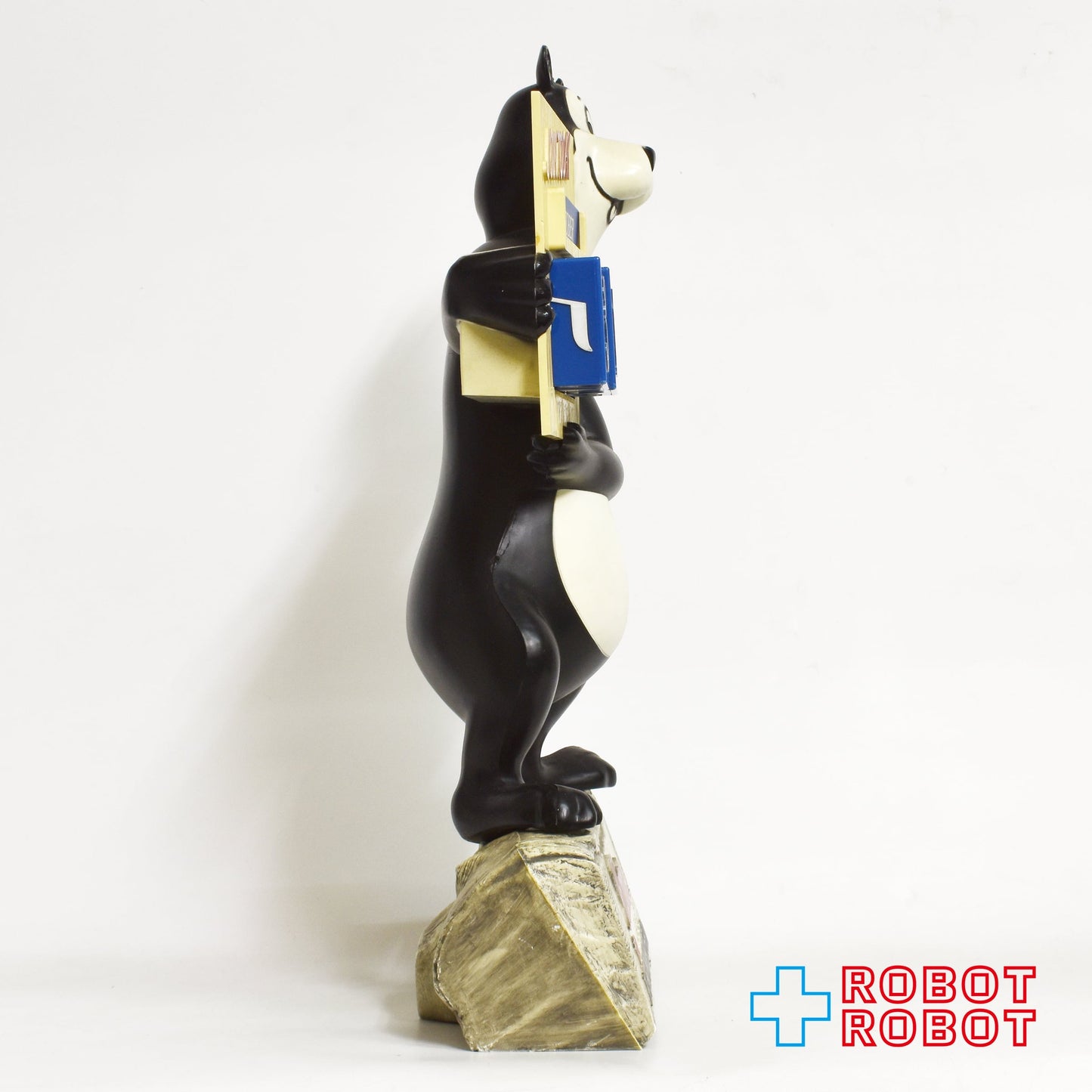 ハムズ・ベア 万年カレンダー付き フィギュア プラスチック コインバンク 貯金箱 ※底蓋欠品