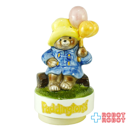 パディントン 風船持ち 陶器製オルゴール フィギュアリン
