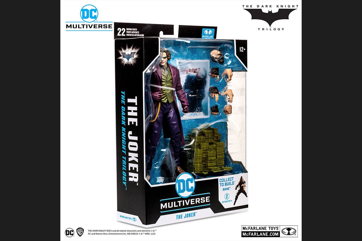 DC マルチバース 7インチ・アクションフィギュア #212 ジョーカー［映画『ダークナイト・トリロジー』] 国内版 開封 ※難あり