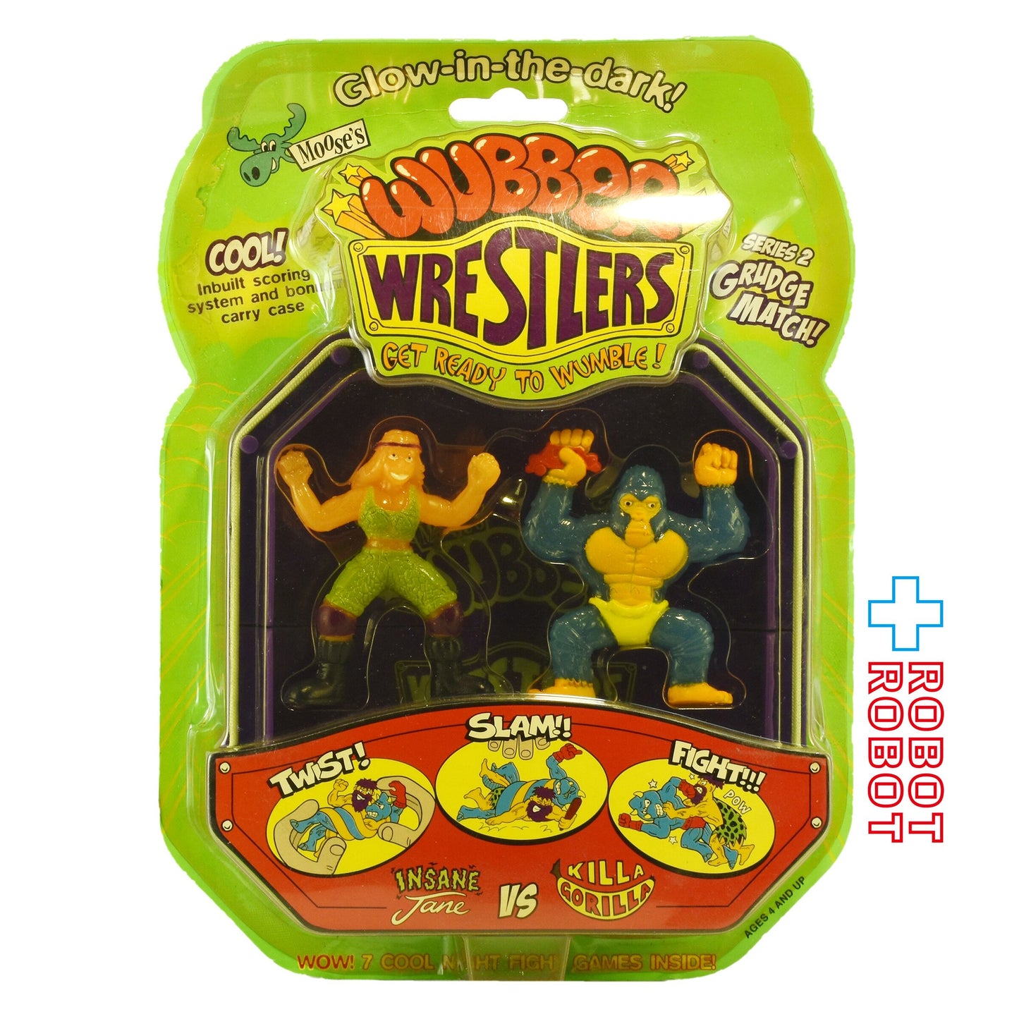 ワバー・レスラー シリーズ 2 インセイン・ジェーン VS キラ・ゴリラ 未開封