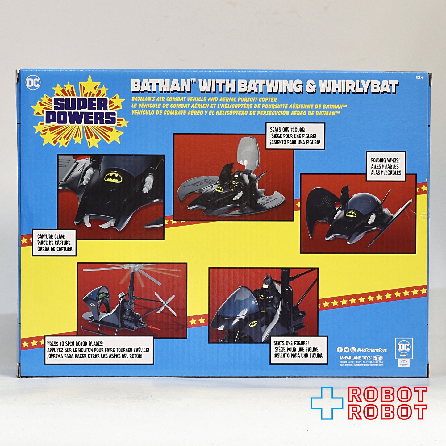 マクファーレン・トイズ DCダイレクト DCスーパーパワーズ バットマン & バットウィング & ワーリーバット 4インチ ビークル 国内版 未開封
