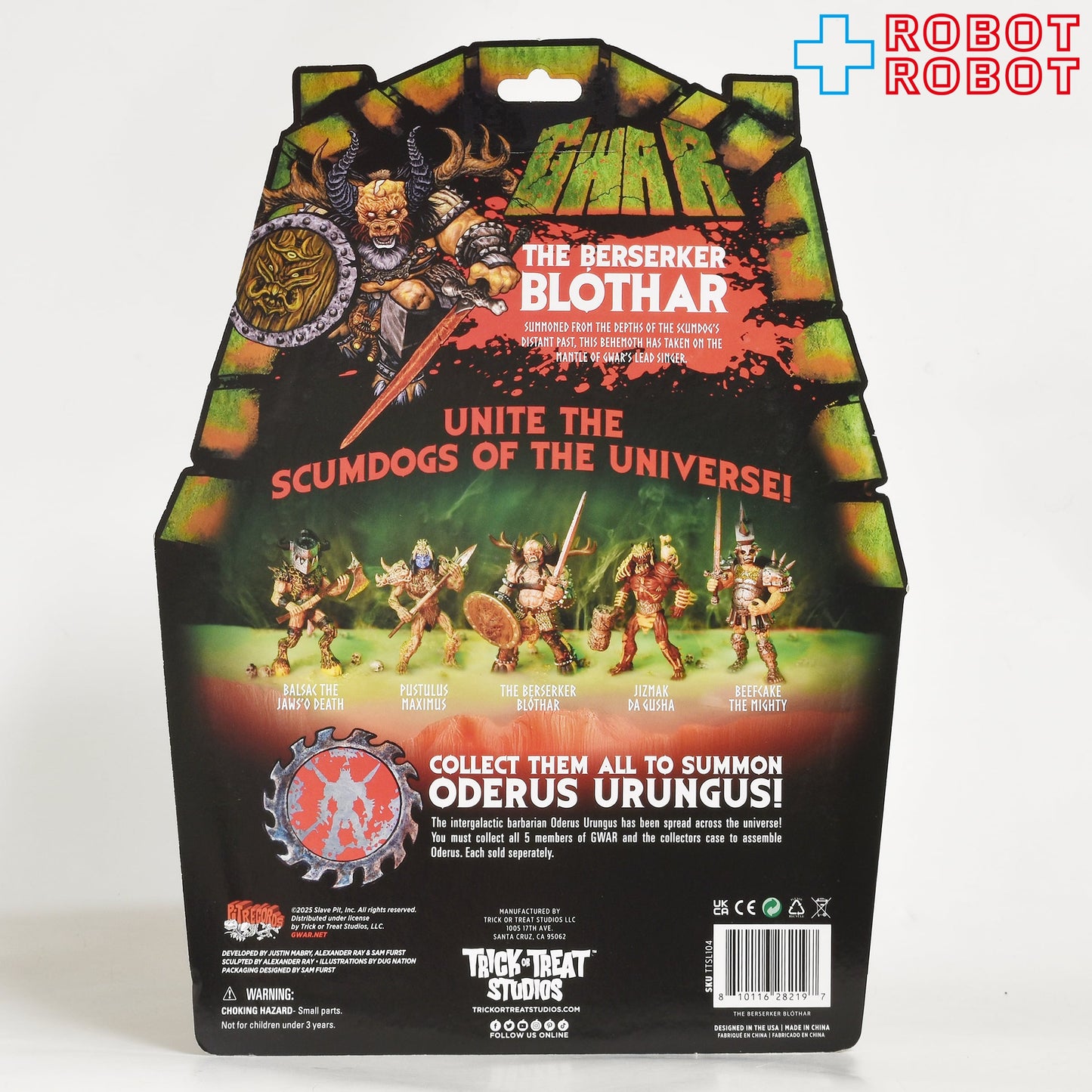 トリックオアトリートスタジオ グワァー ザ・バーサーカー・ブラザー 6インチ アクションフィギュア 未開封