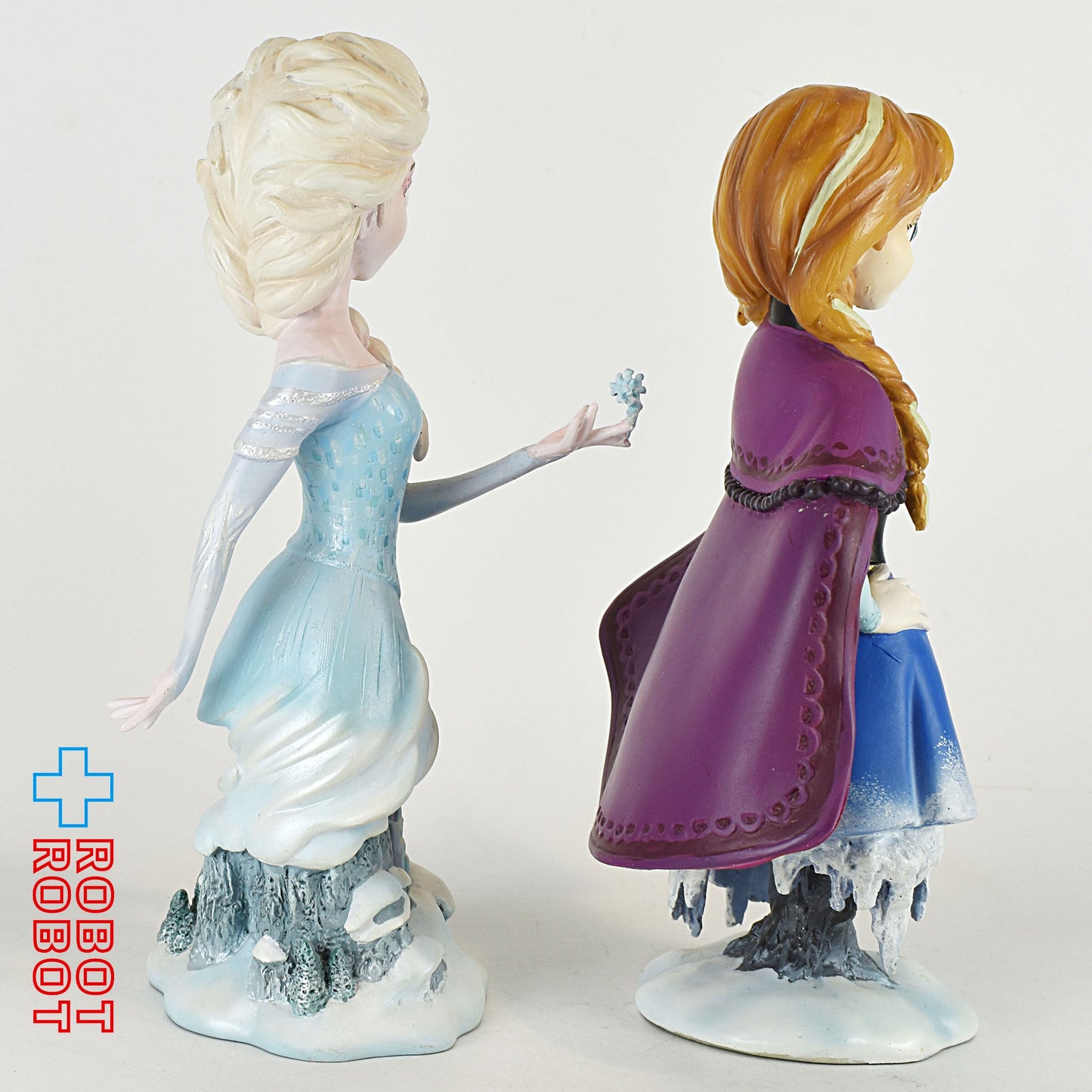 ディズニーショーケース ジムショア アナと雪の女王 アナ＆エルサ 胸像 スタチュー セット 開封箱付き