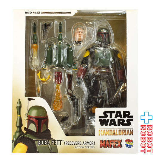 メディコム・トイ MAFEX マフェックス No.201 スター・ウォーズ マンダロリアン ボバ・フェット (リカバード・アーマー) アクションフィギュア 未開封