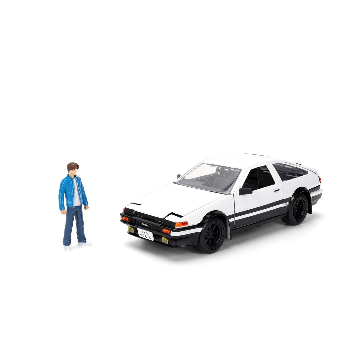 ⚫️ジャダトイズ ハリウッド・ライド 1/24 頭文字D 1986 トヨタ トレノ AE86 ダイキャスト ミニカー 未開封 ♦︎１号店商品