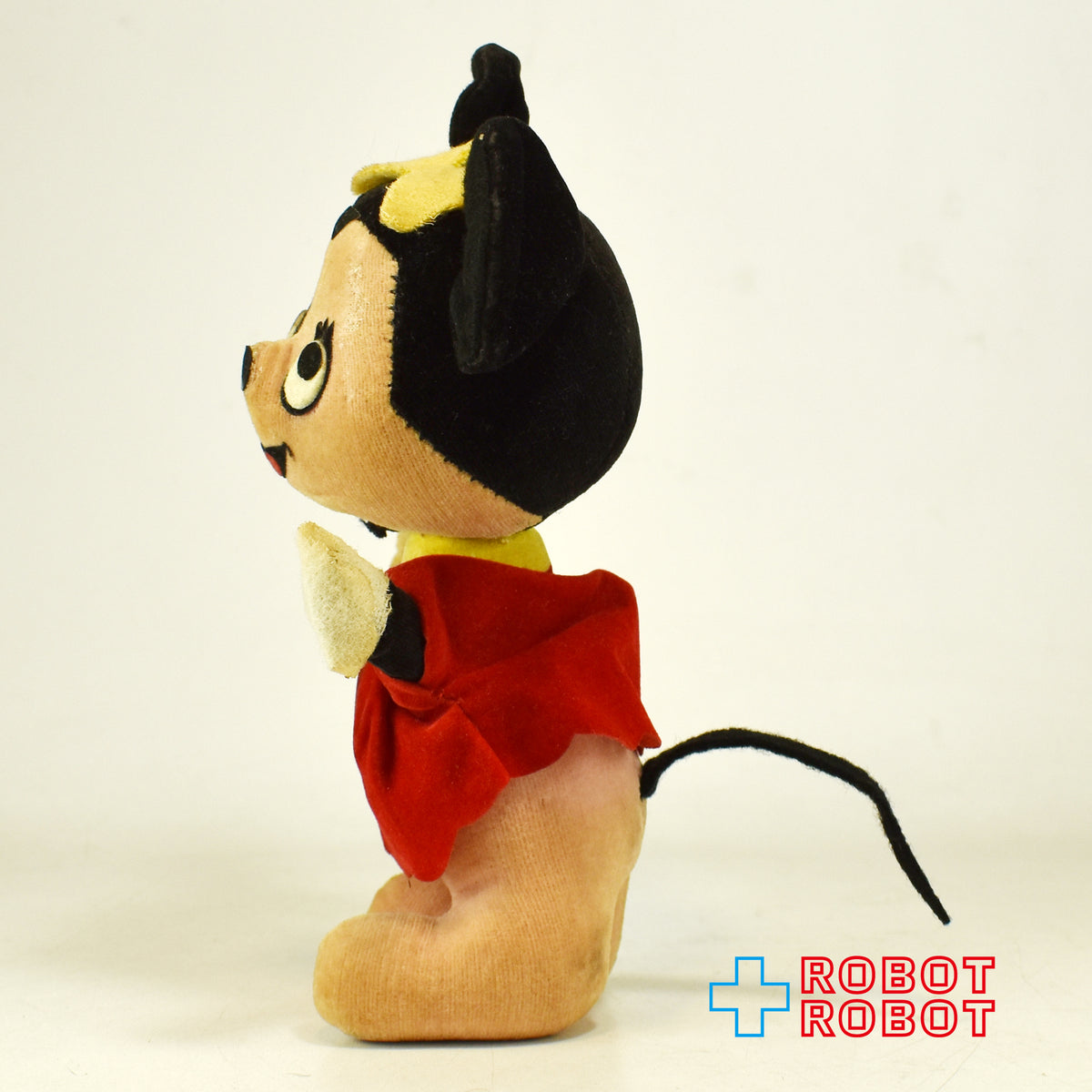 ディズニー ミニーマウス おがくずぬいぐるみ人形 メイドインジャパン ※布タグ欠品