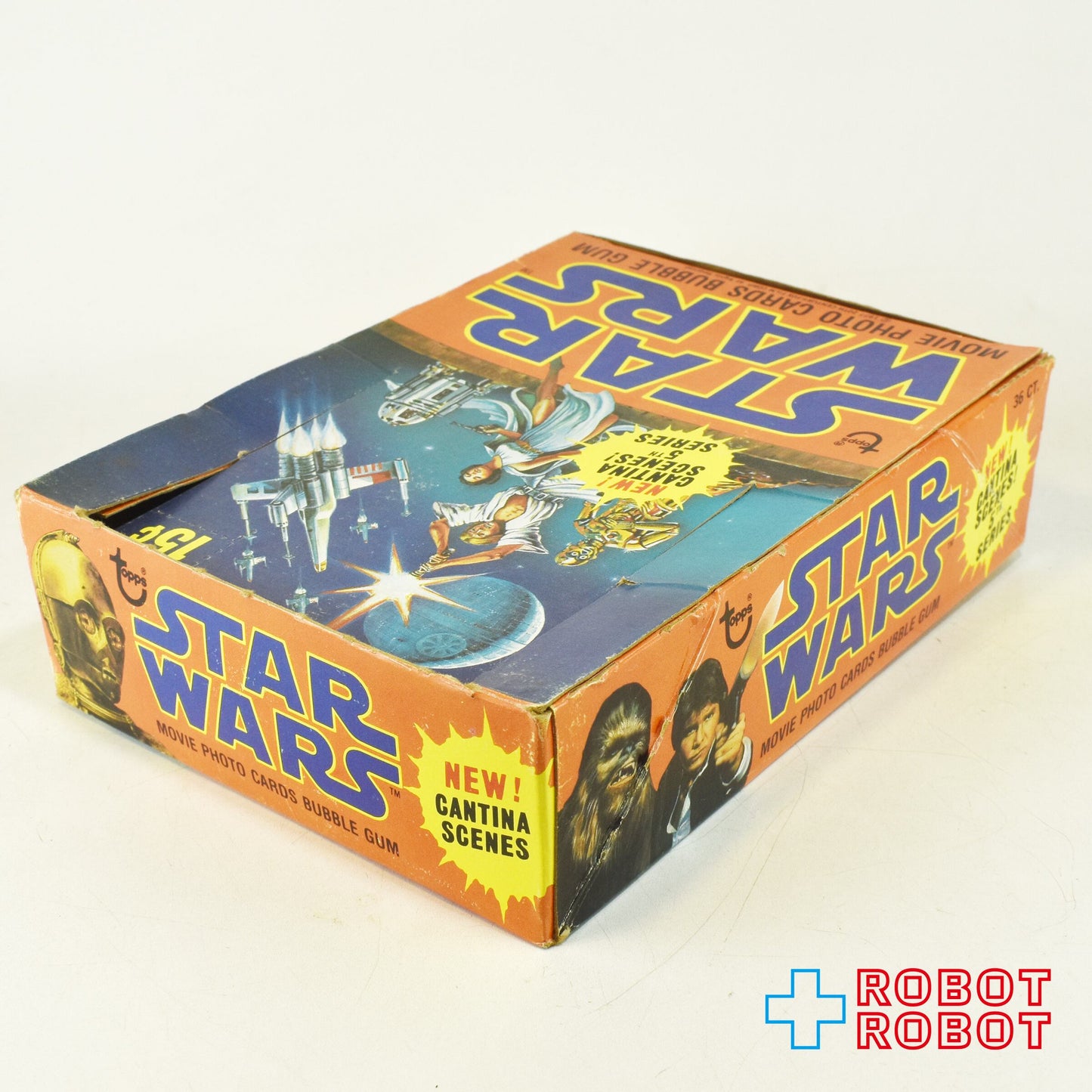 トップス スター・ウォーズ トレーディングカード 第5シリーズ (オレンジ枠) 空箱＆カード77枚