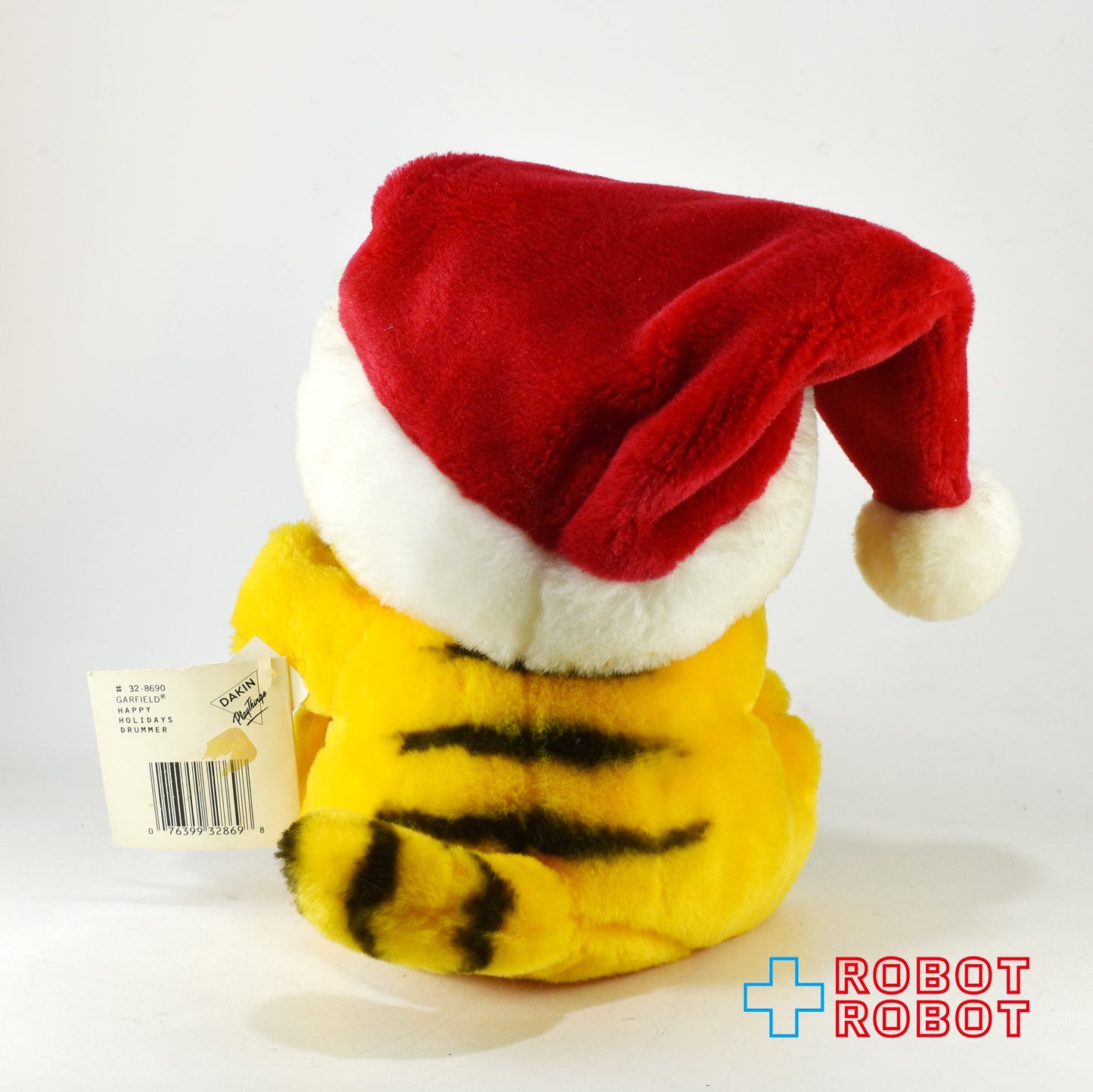 Dakin ガーフィールド ぬいぐるみ ドラマー ハッピーホリデイ クリスマス 紙タグ付き 1981