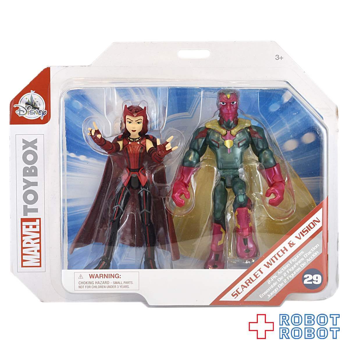ディズニーストア マーベル・トイボックス スカーレット・ウィッチ & ヴィジョン アクションフィギュア 未開封