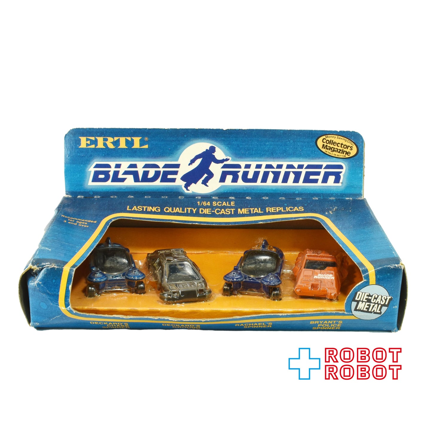 ertl ブレードランナー スピナー 4種 ミニカーセット 箱入 ※パッケージにダメージ