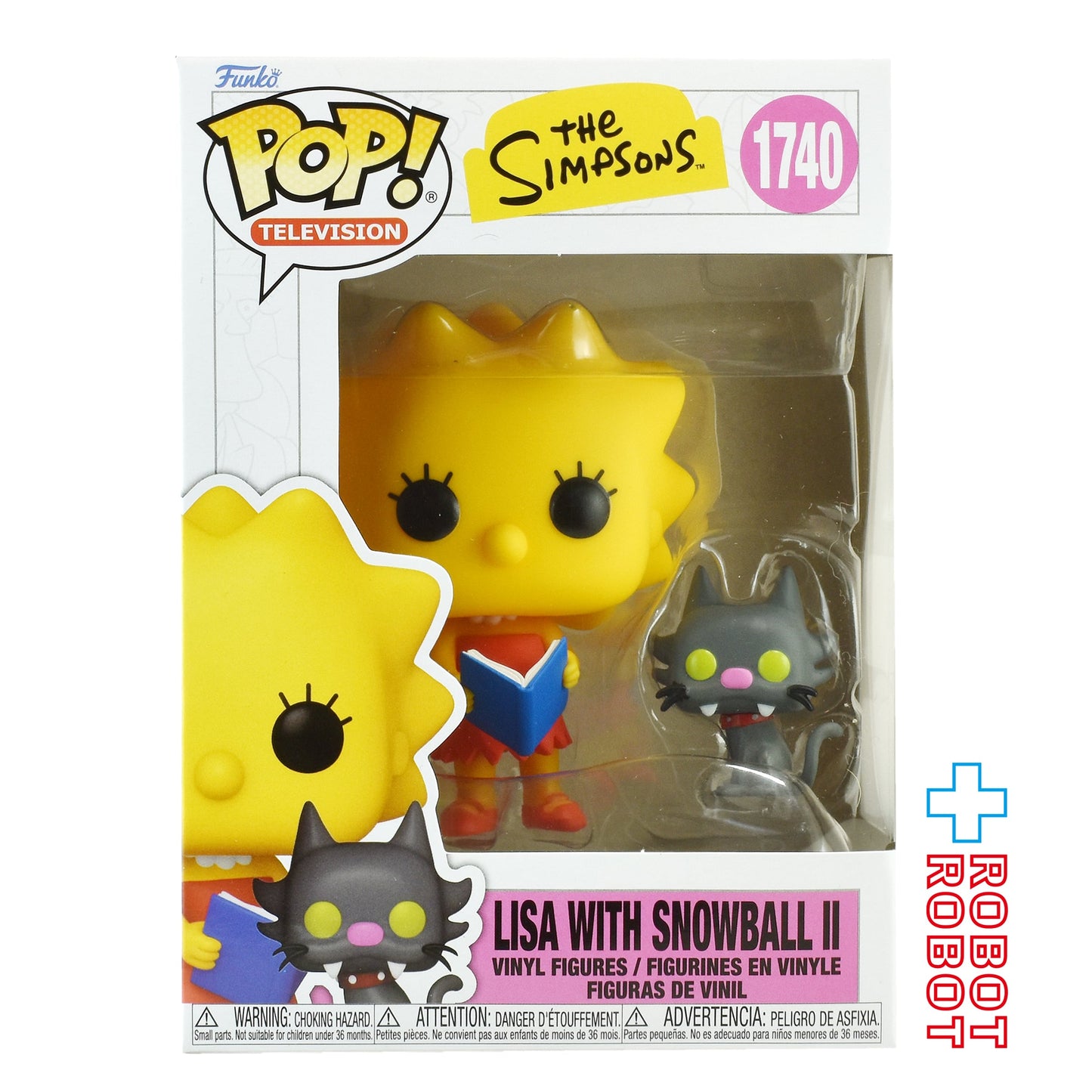ファンコ POP! テレビジョン 1740 シンプソンズ リサ & スノーボール ビニールフィギュア