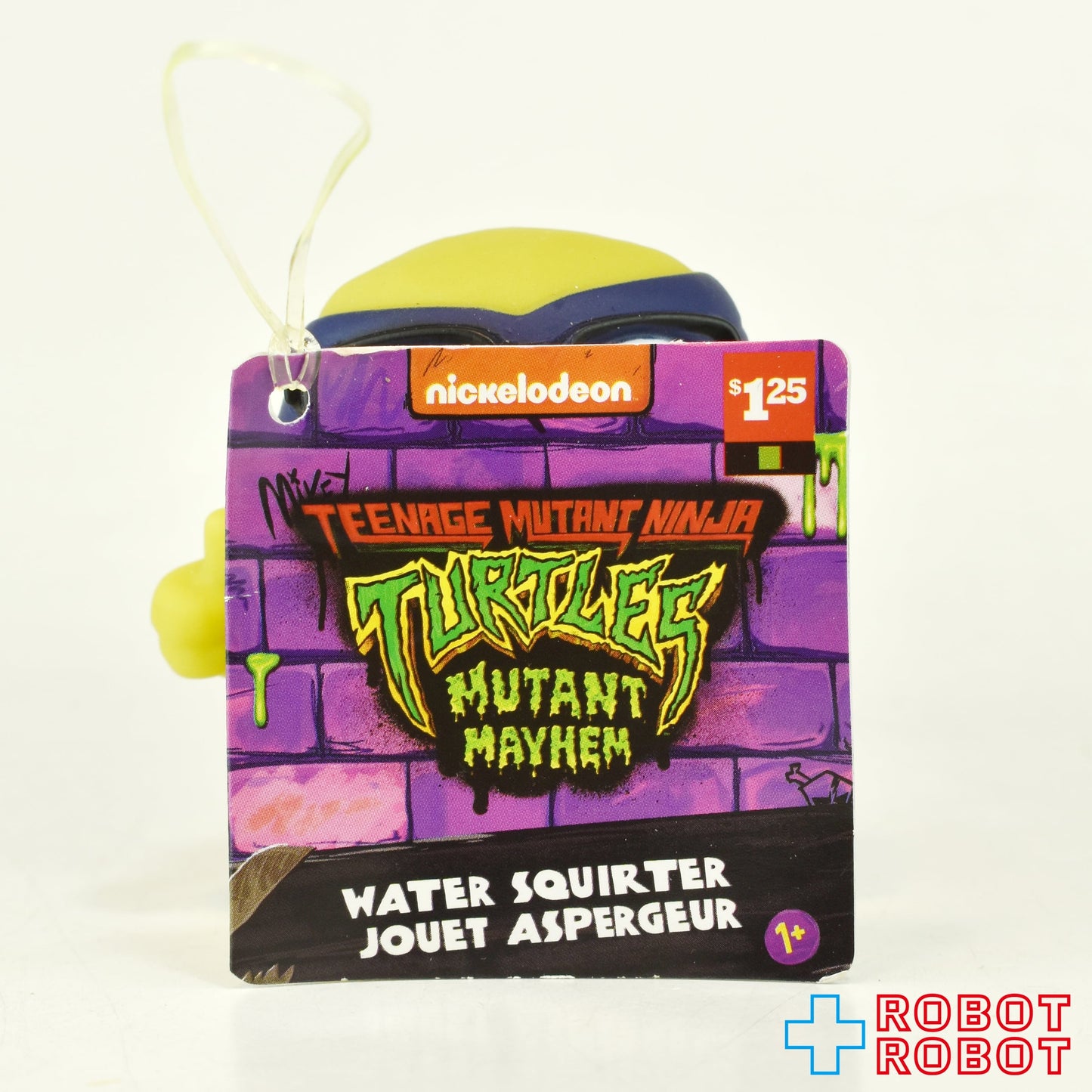 レジェンドトイズ タートルズ ミュータント・パニック！TMNT こどもタートル ドナテロ ソフビ 水鉄砲 フィギュア 紙タグ付き