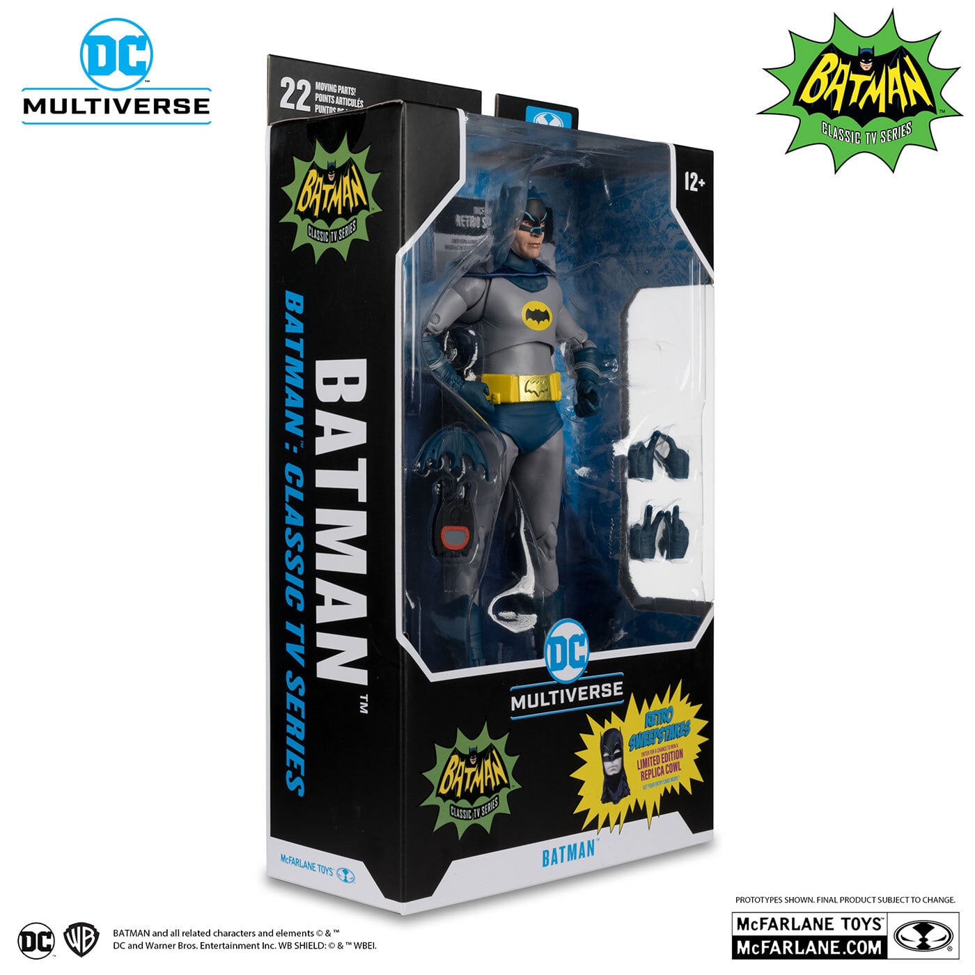 マクファーレン・トイズ DCマルチバース バットマン 1966年 TVシリーズ #291 バットマン 7インチ アクションフィギュア 国内版 未開封
