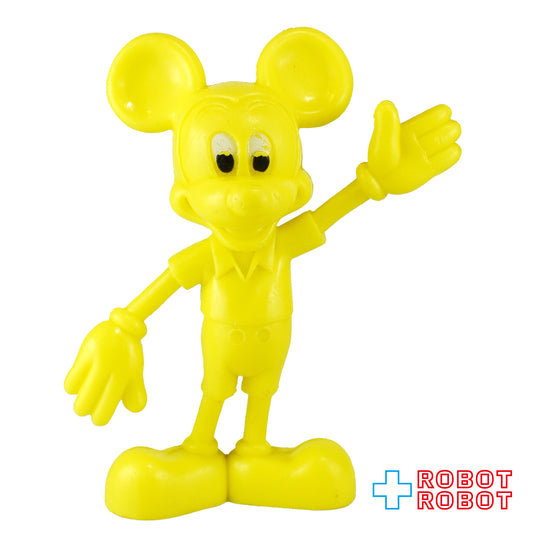 Marx ディズニー ミッキーマウス プラスチック フィギュア イエロー