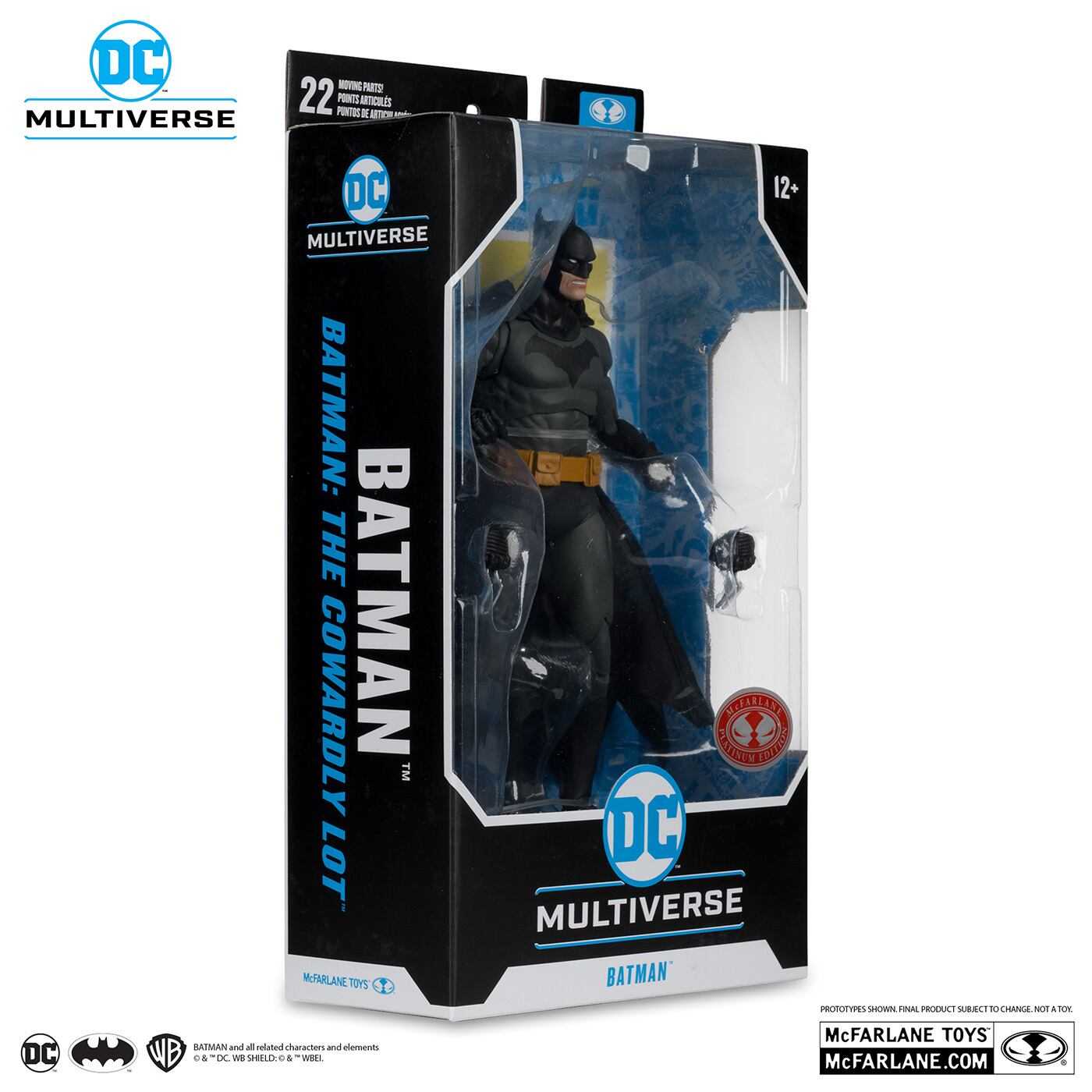 マクファーレン・トイズ DCマルチバース Batman The Cowardly Lot #320 バットマン (レッド・プラチナム・エディション) 7インチ アクションフィギュア 国内版 未開封