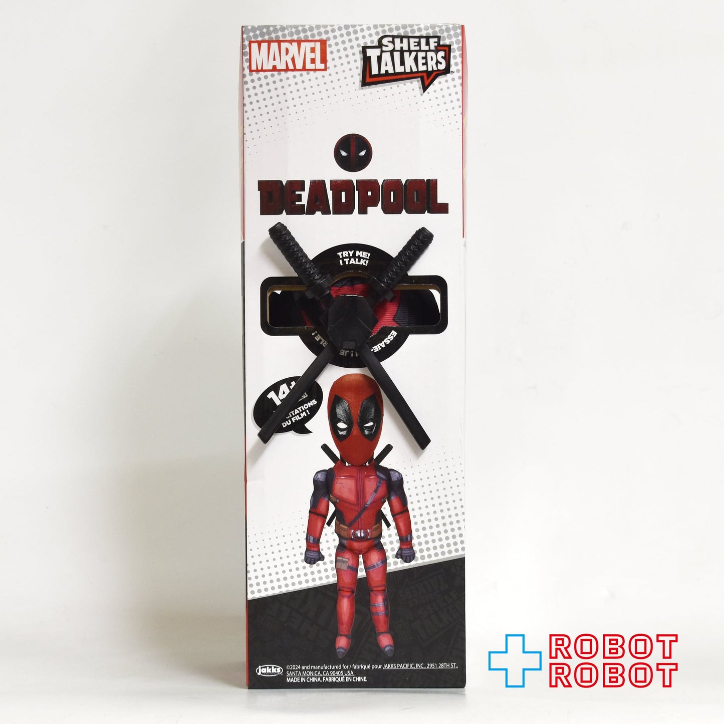 ジャックス・パシフィック マーベル 映画デッドプール シェルフトーカーズ デッドプール トーキング プラッシュドール 未開封
