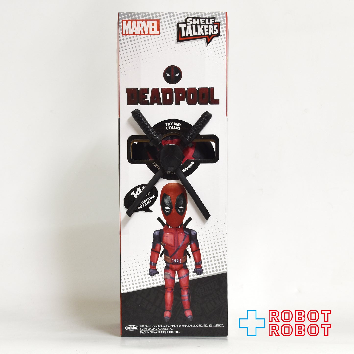 ジャックス・パシフィック マーベル 映画デッドプール シェルフトーカーズ デッドプール トーキング プラッシュドール 未開封