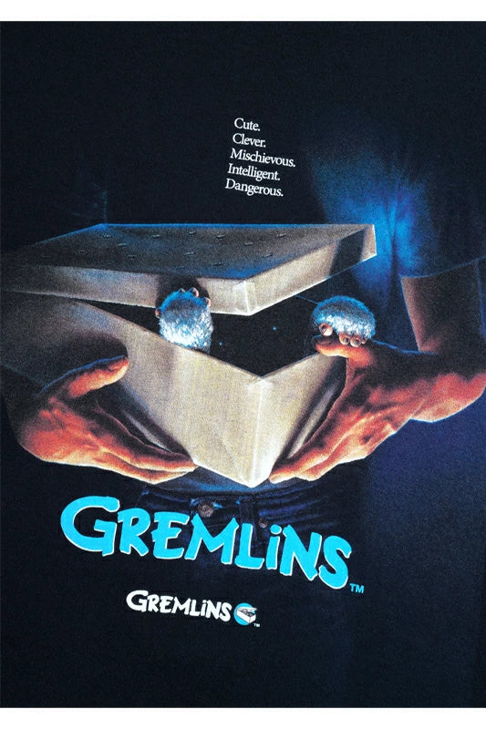 メディコム・トイ MLE グレムリン GREMLINS BOX ブラック Tシャツ 紙タグ付き Mサイズ