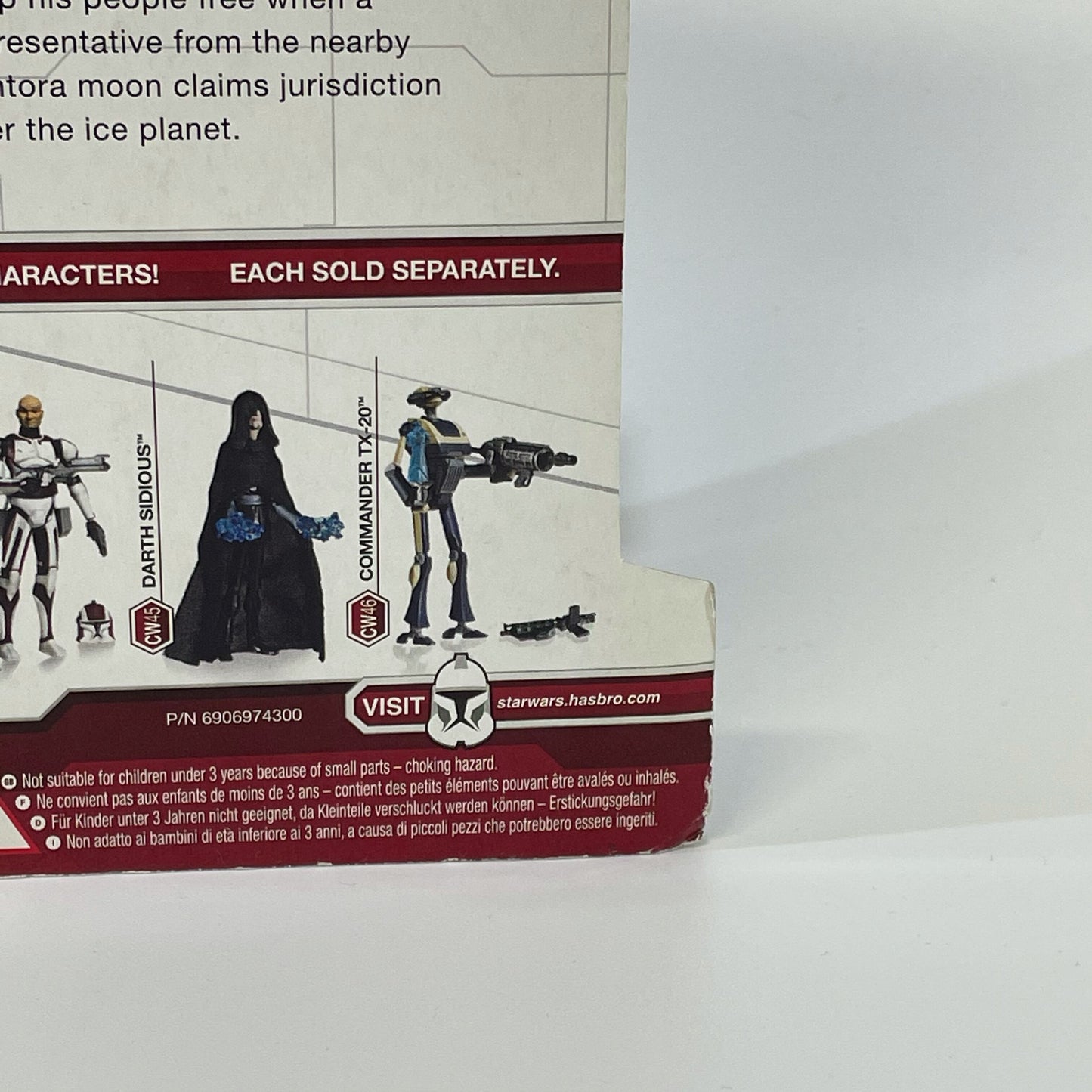 スター・ウォーズ CW2009 CW43 タイ=セン クローン・ウォーズ 3.75インチ アクションフィギュア 未開封