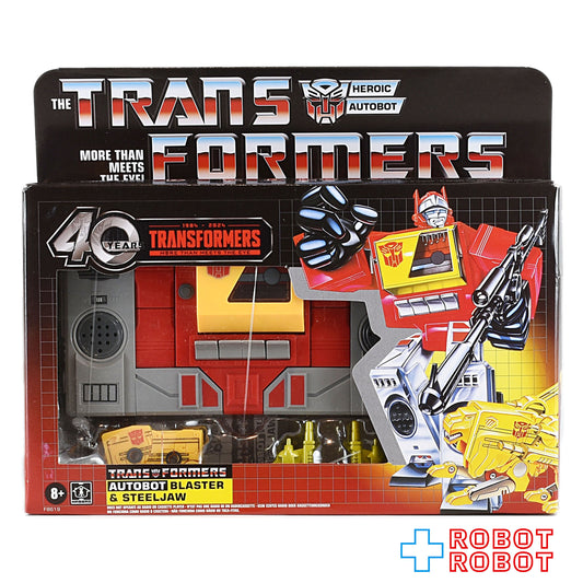 トランスフォーマー 40周年 レトロ ブラスター & スチールジョー 未開封 １号店商品