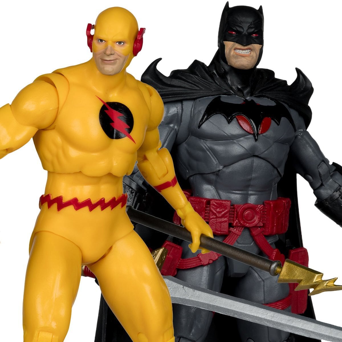 マクファーレン・トイズ DCマルチバース トーマス・ウェイン バットマン and プロフェッサー・ズーム (フラッシュポイント) 2パック 7インチ アクションフィギュア 未開封