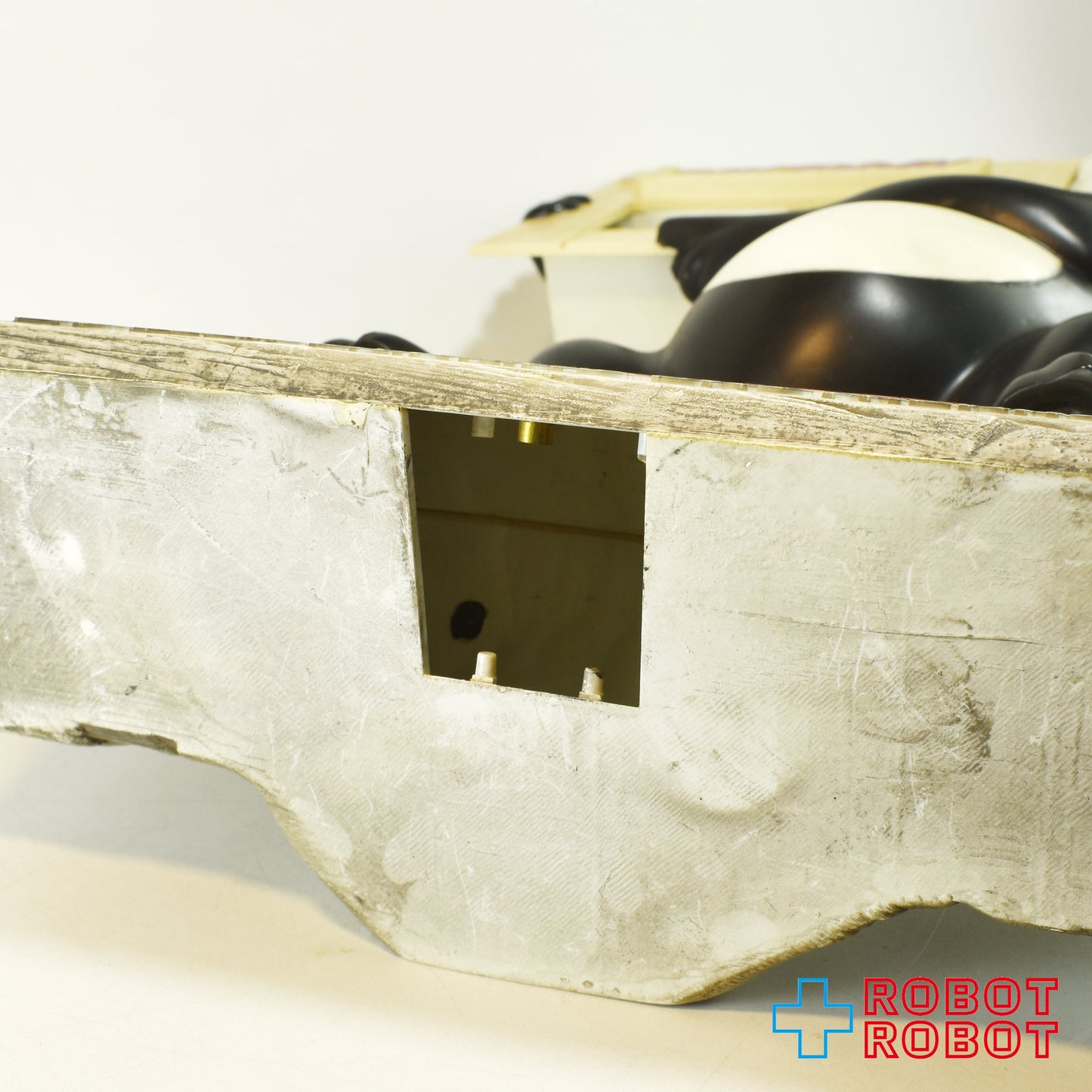 ハムズ・ベア 万年カレンダー付き フィギュア プラスチック コインバンク 貯金箱 ※底蓋欠品