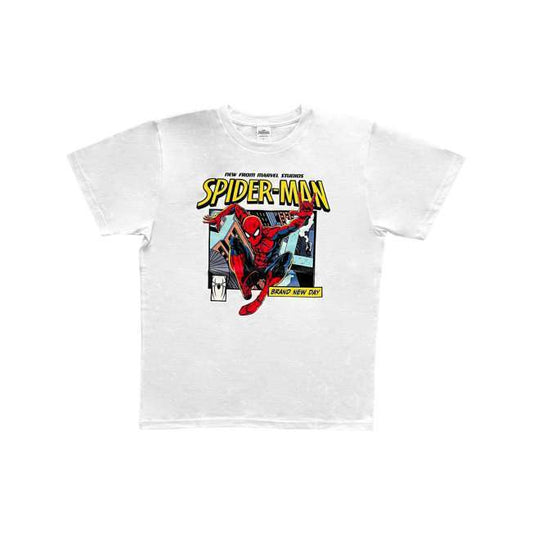 インロック マーベル スパイダーマン : ブランド・ニュー・デイ Tシャツ (白)